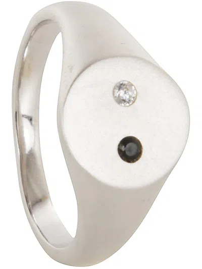 Shop Darkai Chevalier Ring Accessories In Grey