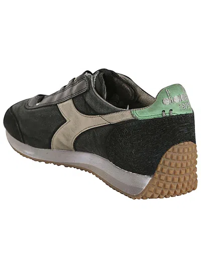 Shop Diadora Equipe H Dirty Stone Wash Evo Sneaker Shoes In Grey