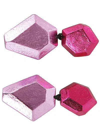Shop Monies Nebu Earring Accessories In Pink