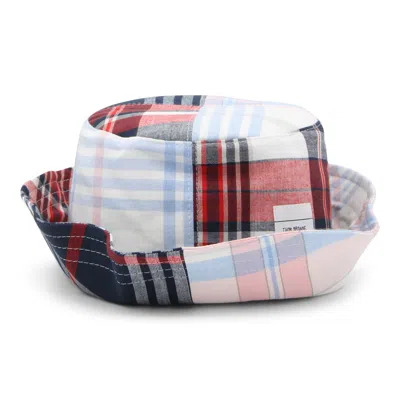 Shop Thom Browne Hats In Rwbwht