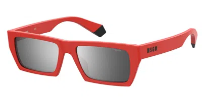 Shop Polaroid Sunglasses In Red Black