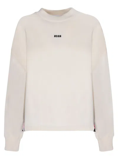 Shop Msgm Sweatshirts In White