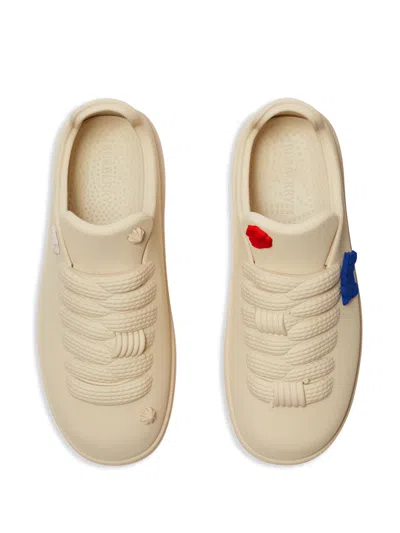 Shop Burberry Men Bubble Sneakers In Clay