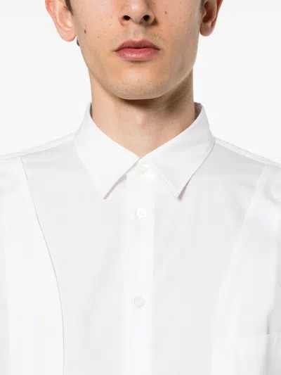 Shop Comme Des Garçons Homme Deux Comme Des Garcons Homme Plus Men Slim Fit Shirt In White