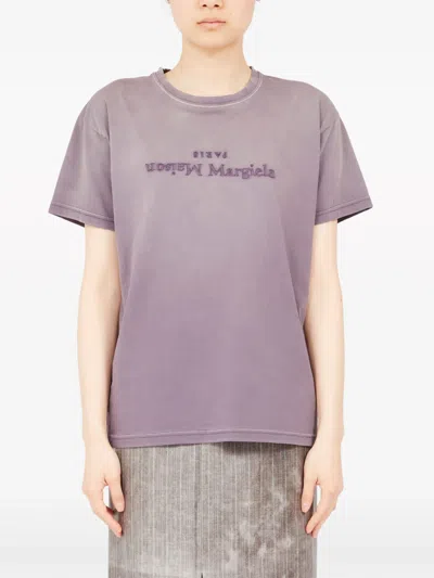 Shop Maison Margiela Women Basic T-shirt In 969 Auberfine