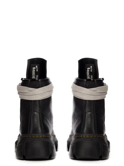 Shop Rick Owens X Dr Martens Women 1460 Dmxl Jumbo Lace Boot In 09 Black