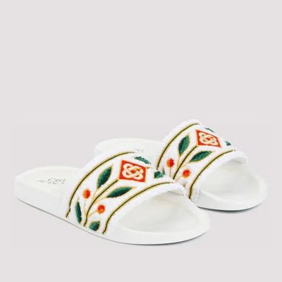 Shop Casablanca Sandals In White