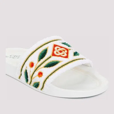 Shop Casablanca Sandals In White