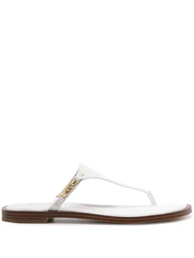Shop Michael Kors Mmk Sandals In White