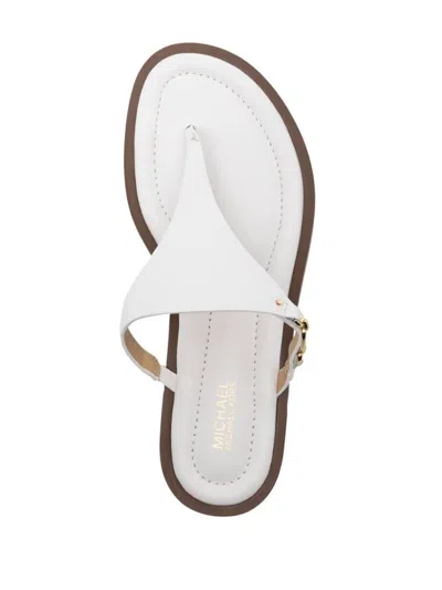 Shop Michael Kors Sandals In White