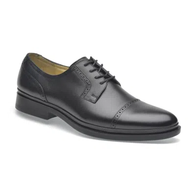 Pazstor Men's Leather Oxfords Classic In Black In Black