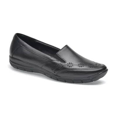 Pazstor Lambskin Mireya Moccasins In Espresso Brown In Black