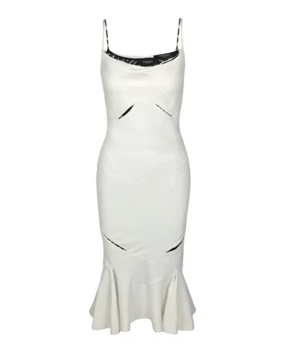 Shop Versace Twofer Cocktail Dress In White