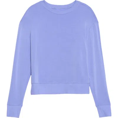 Shop Splits59 Sonja Fleece Sweatshirt In Purple Haze In Multi
