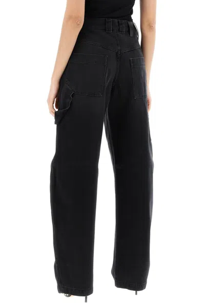 Shop Darkpark Audrey Cargo Jeans With Curved Leg