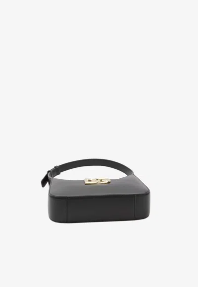 Dolce & Gabbana 3.5 Dg Logo Leather Shoulder Bag In Black