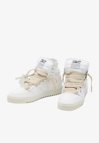 Shop Off-white 3.0 Off Court High-top Sneakers In White