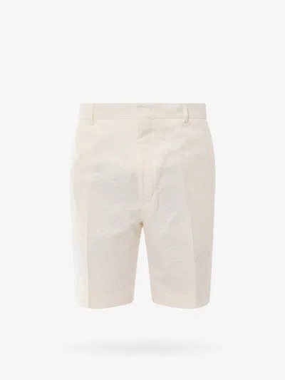 Shop Fendi Man Bermuda Shorts Man White Bermuda Shorts
