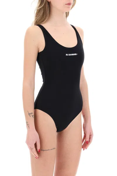 Shop Jil Sander One-piece Swimsuit Women In Black