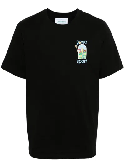 Shop Casablanca T-shirts & Tops In Black