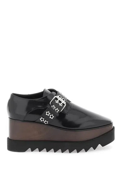 Shop Stella Mccartney Platform Elyse Lace-up Shoes Women In Black