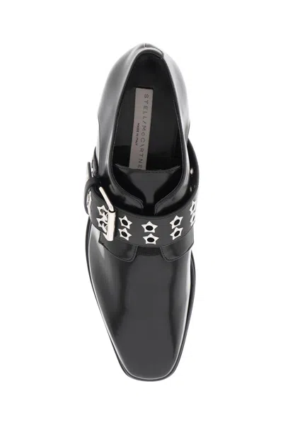 Shop Stella Mccartney Platform Elyse Lace-up Shoes Women In Black