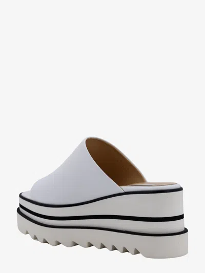 Shop Stella Mccartney Woman Sneak Elyse Woman White Sandals