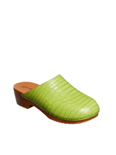 Shop Figure Decorative Sandals In Green