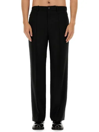 Shop Helmut Lang Relaxed Fit Pants In Black
