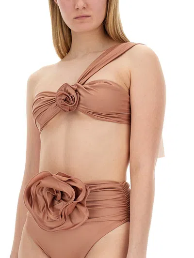 Shop Magda Butrym Top Bikini In Pink