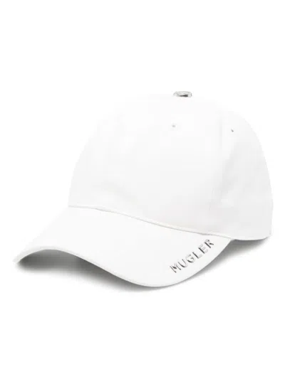 Shop Mugler Caps & Hats In White