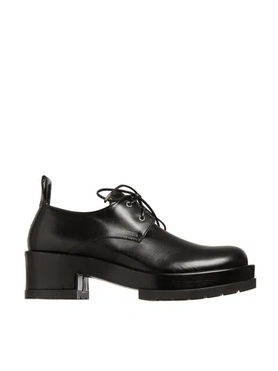 Sapio Block-heel Oxford Shoes In Black