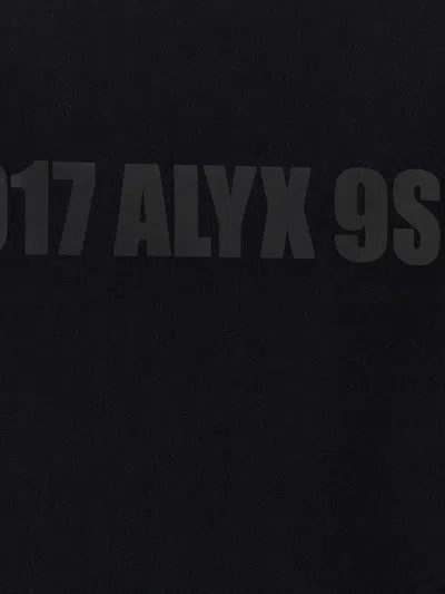Shop Alyx 1017  9sm Logo Print Hoodie In White/black