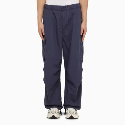 Shop Carhartt Wip Jet Cargo Pant Cypress In Ripstop Cotton In Blue