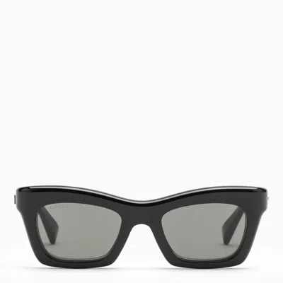 Gucci Rectangular Shape Sunglasses In Black