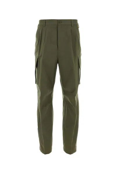 Shop Gucci Pants In Green