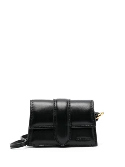 Shop Jacquemus Small Leather Goods In Black