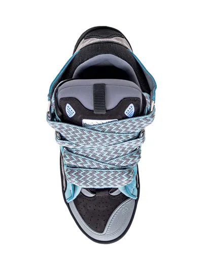 Shop Lanvin Sneaker Curb In Blue