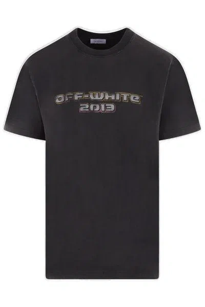 Shop Off-white T-shirts & Tops In Blackmulti