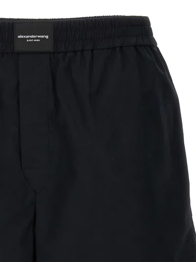 Shop Alexander Wang T T By Alexander Wang 'classic Boxer' Shorts In Black