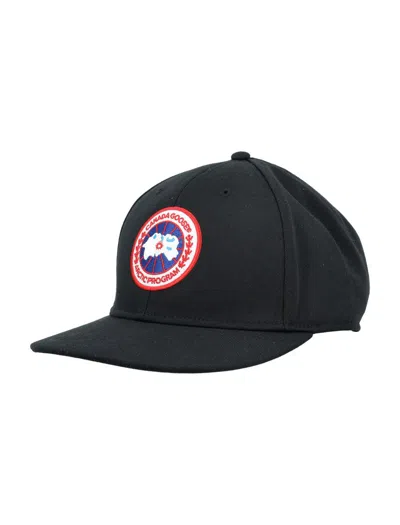 Shop Canada Goose Cg Arctic Adjustable Baseball Cap In Black