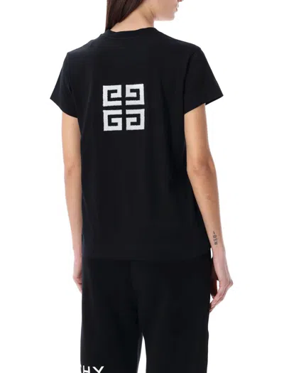 Shop Givenchy 4g T-shirt In Black