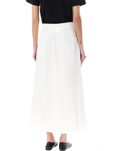 Shop Rohe Róhe Wide Skirt In White