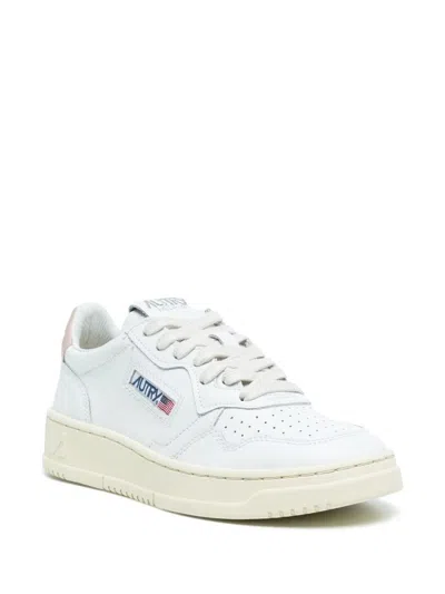 Shop Autry Sneakers In Wht/pink