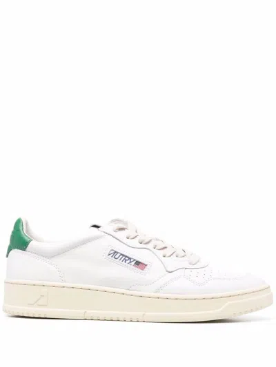 Shop Autry Sneakers In Wht Green