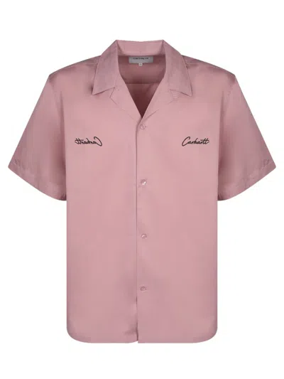 Shop Carhartt Wip Shirts In Pink