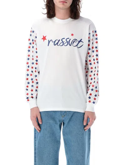 Shop Rassvet Free To Sparkle L/s T-shirt In White