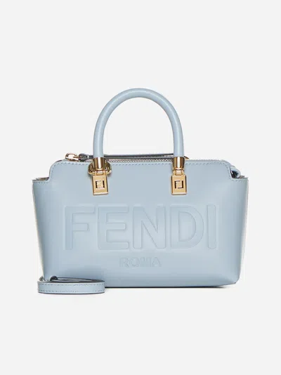 Shop Fendi By The Way Leather Mini Bag In Anise