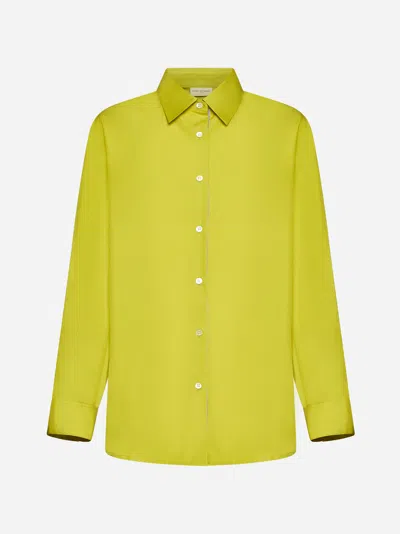 Shop Dries Van Noten Cotton Shirt In Lime
