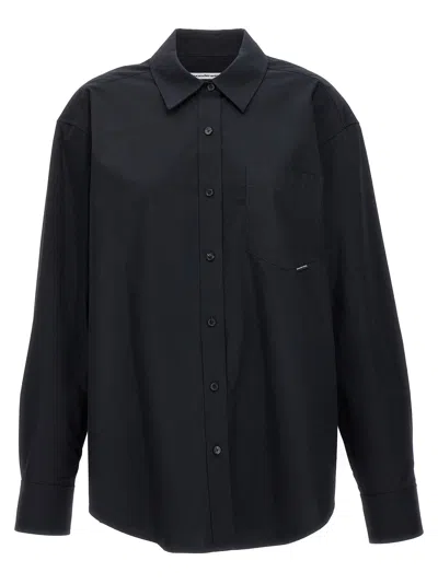 Shop Alexander Wang T Boyfriend Shirt, Blouse In Black
